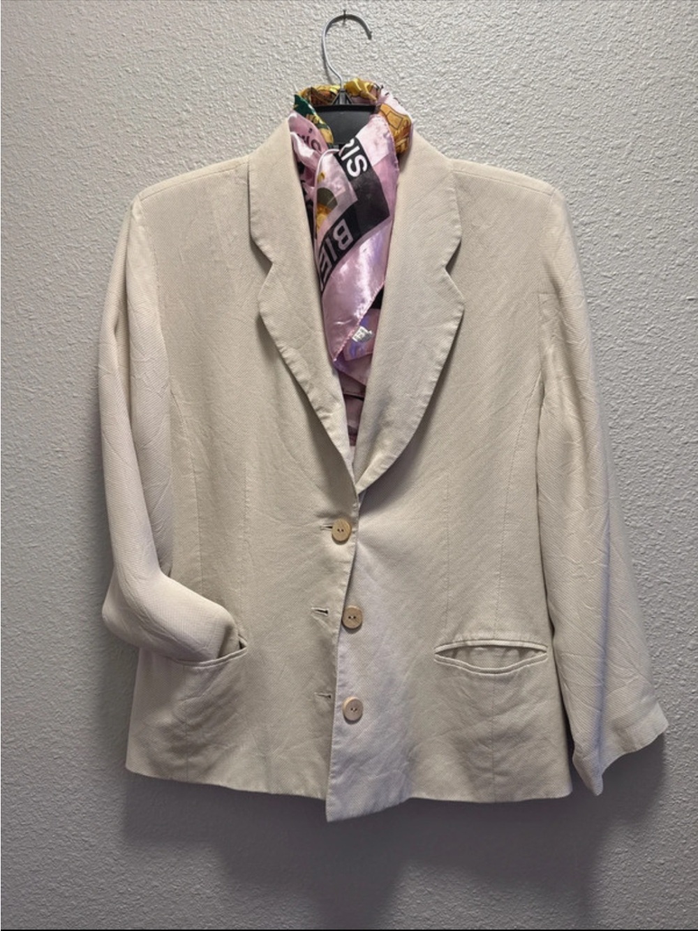 Emanuel Ungaro Cream Women's Blazer